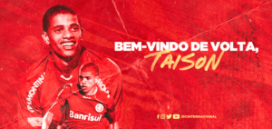 Internacional anuncia retorno de Taison