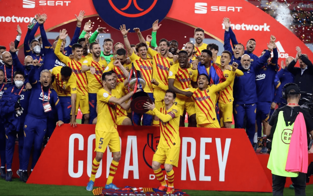 Barcelona vence Athletic Bilbao e fica com o título da Copa do Rei