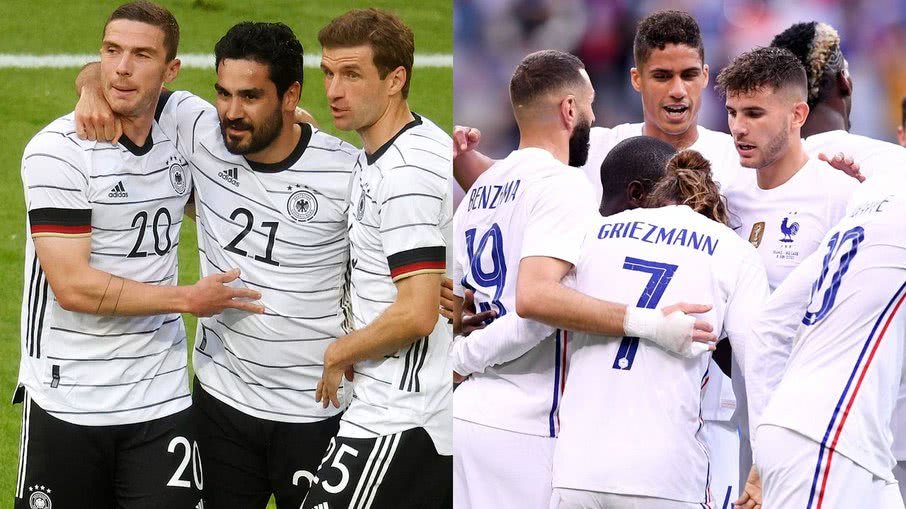 França e Alemanha se enfrentam pela Euro 2021