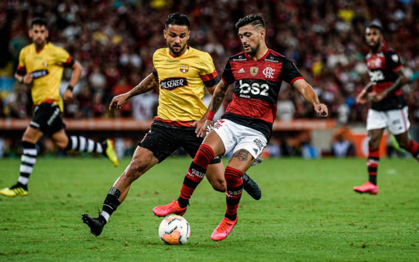 Flamengo X Barcelona-EQU fazem duelo equilibrado pelo jogo de ida