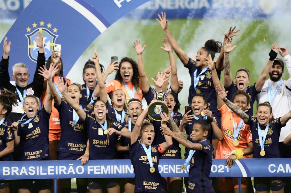 Corinthians vence Palmeiras no Brasileirão Feminino e é tricampeão