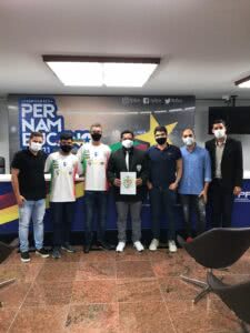 Nabuquense Esporte Clube visita Federação Pernambucana de Futebol