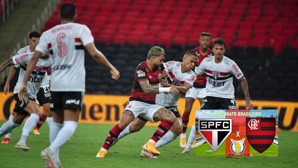 Flamengo e São Paulo ao vivo onde assistir online e na TV - Divulgação