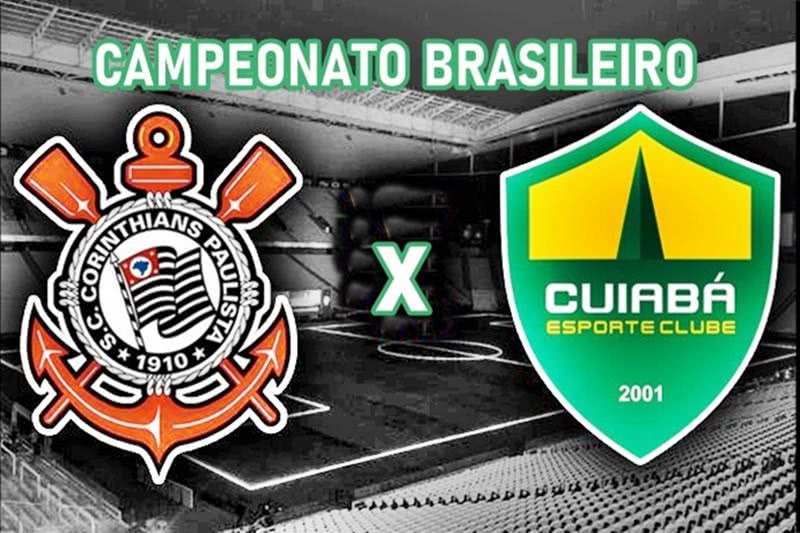 Veja onde assistir Corinthians x Cuiabá ao vivo neste sábado pelo Campeonato Brasileiro.