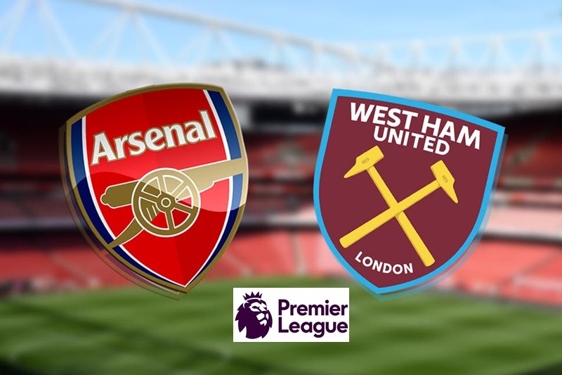 Arsenal x West Ham ao vivo pelo Campeonato Inglês - Montagem
