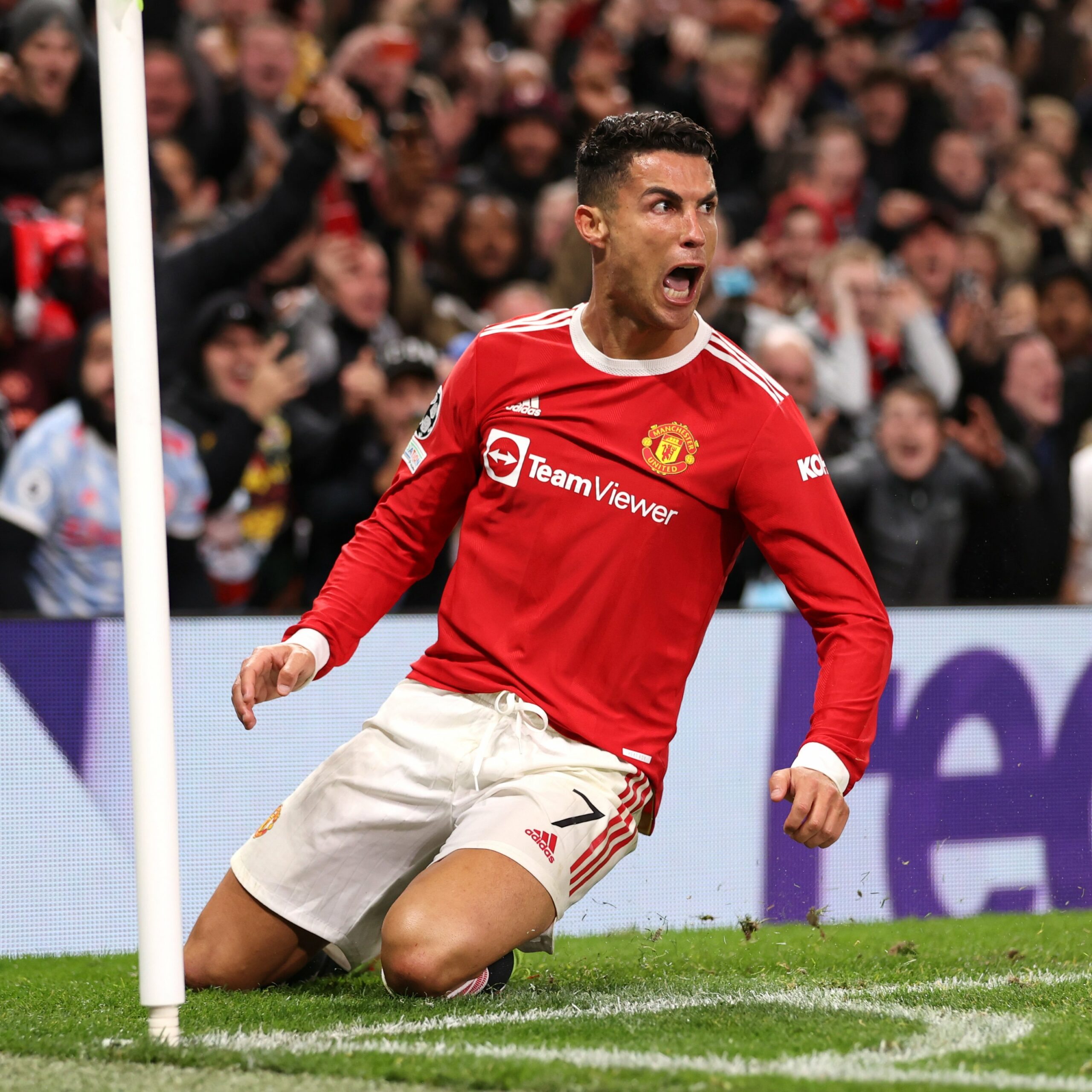 Cristiano Ronaldo comemora gol na Champions League