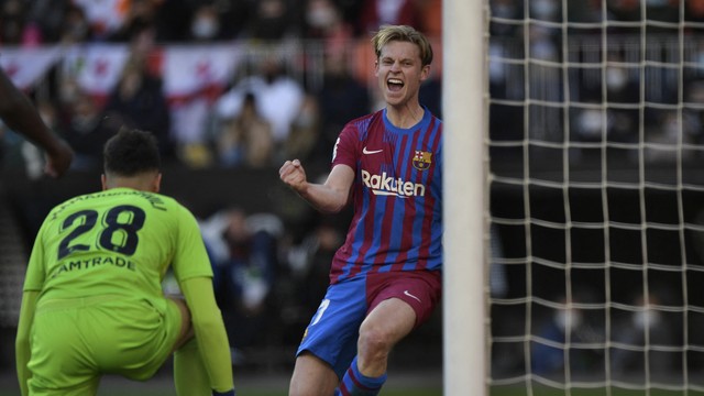 Gols de Valencia x Barcelona: Aubameyang marca duas vezes e Barça goleia fora de casa