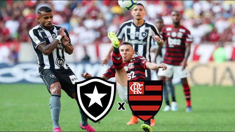 Veja onde vai passar Botafogo x Flamengo ao vivo nesta quarta-feira pelo Campeonato Carioca