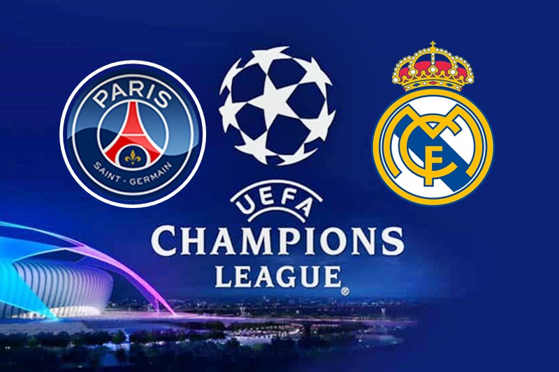 Champions League Transmisssão de Real Madrid x PSG ao vivo