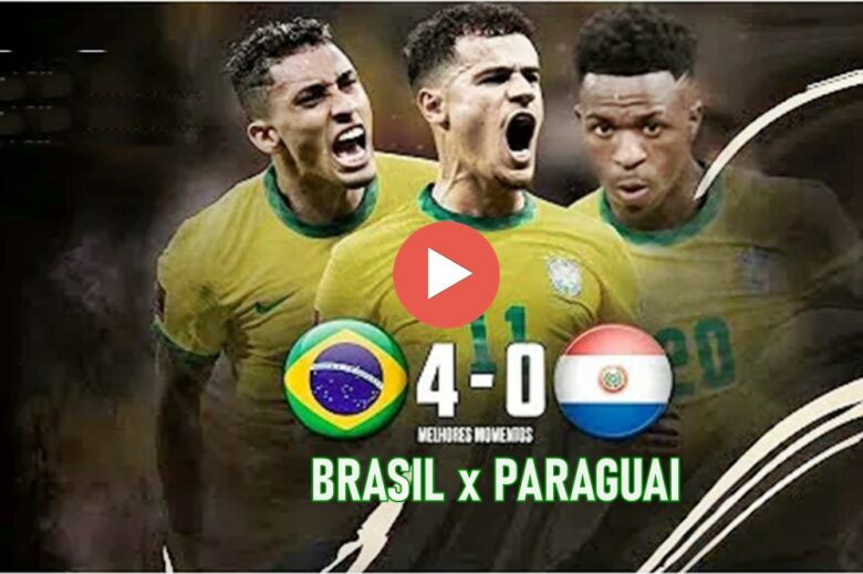 Gols de Brasil e Paraguai: seleção brasileira goleia os paraguaios por ...