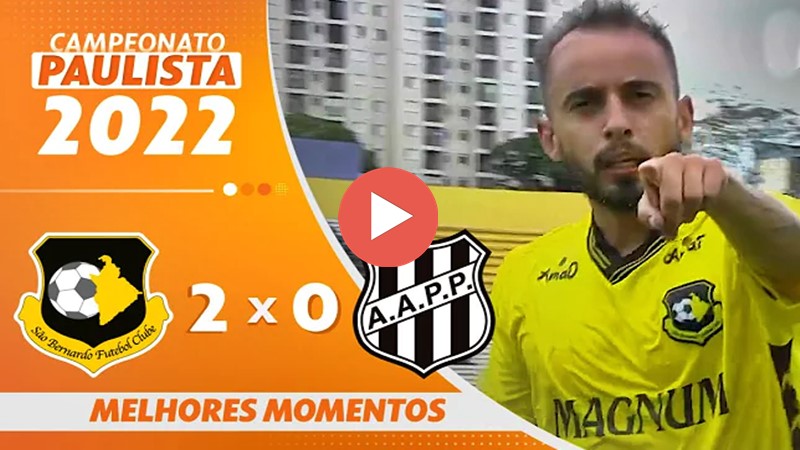 Confira os gols de São Bernardo2 x 0 Ponte Preta pelo Paulistão neste sábado