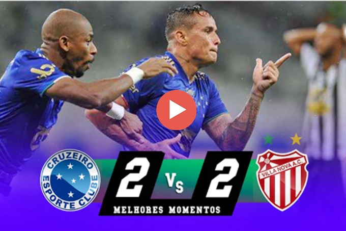 Confira os melhores momentoe e gols da partida entre Cruzeiro e Villa Nova neste domingo pelo Campeonato Mineiro 2022