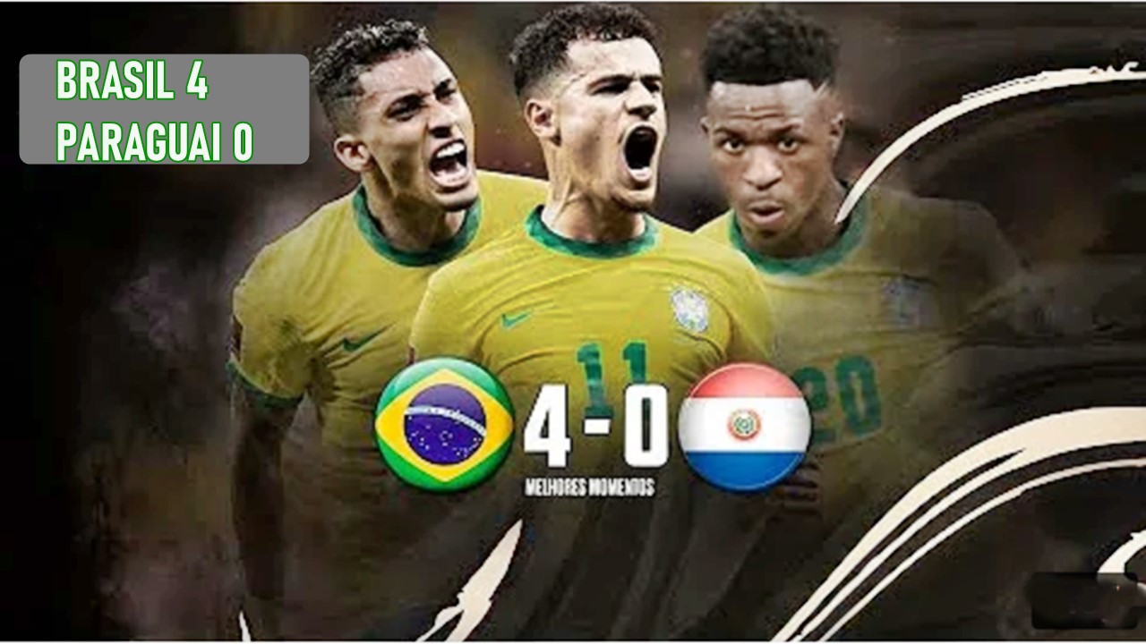 Gols de Brasil e Paraguai: seleção brasileira goleia os paraguaios por 4 x 0 no Mineirão