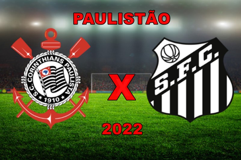 Corinthians x Santos ao vivo pelo Paulistão - Campeonato Paulista nesta quarta-feira. Divulgação