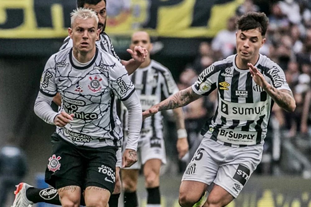 Corinthians e Santos se enfrentam na Neo Química Arena, nesta quarta às 21h35 (de Brasília), pela terceira rodada do Campeonato Paulista 2022