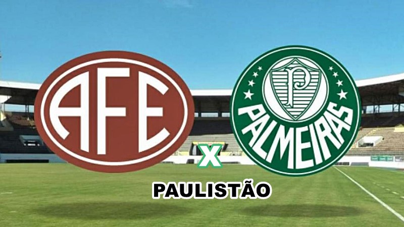 Ferroviária x Palmeiras ao vivo pelo Paulistão nesta quarta-feira