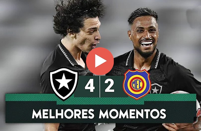 Gols da partida entre Botafogo 4 x 2 Madureira pelo Campeonato Carioca 2022