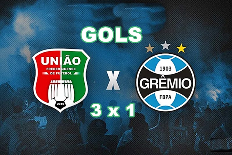 Gols de União Frederiquense 3 X 1 Grêmio pelo Campeonato Gaúcho