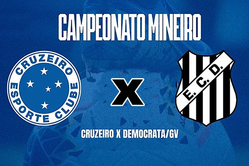 Onde assistir Cruzeiro x Democrata ao vivo online pelo Campeonato Mineiro