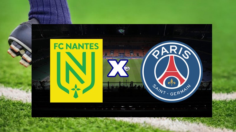 Onde assistir Nantes x PSG ao vivo pela Ligue 1.
