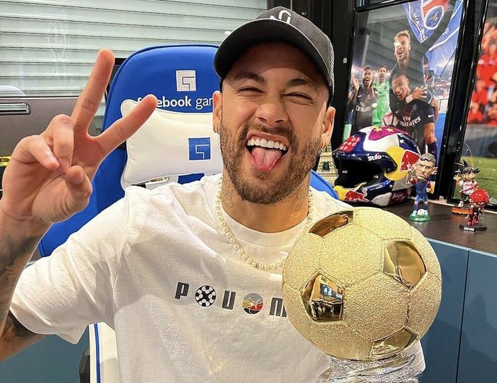 Neymar conquista o troféu ‘Samba de Ouro’ pela quinta vez