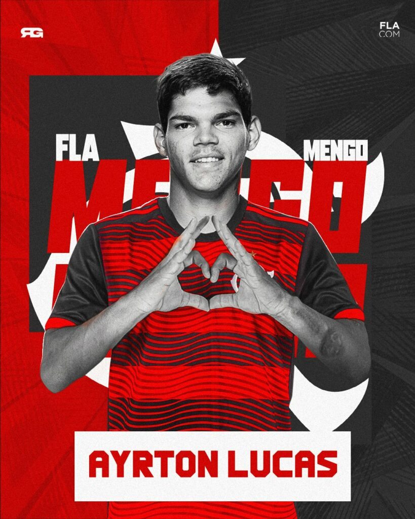 Ayrton Lucas novo reforço do Flamengo