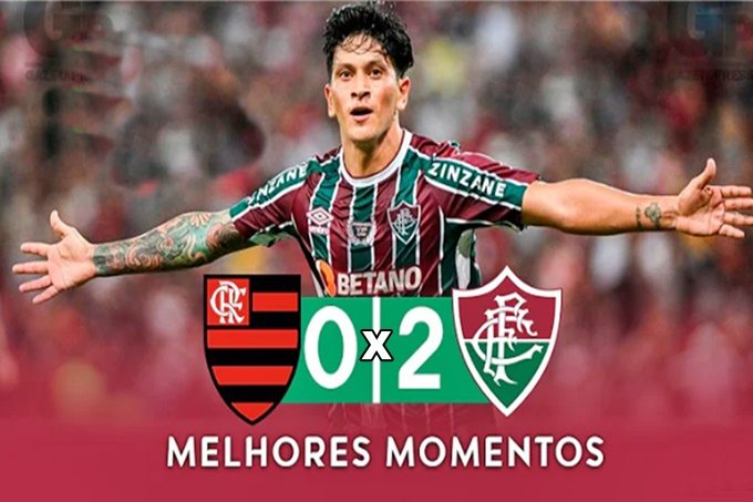 Gols da partida Flamengo 0 x 2 Fluminense pelo Campeonato Carioca