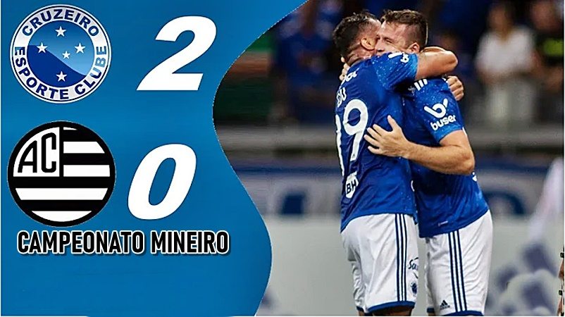Gols de Cruzeiro e Athletic pelo Campeonato Mineiro: Raposa vence por 2 x 0 e terá vantagem na semifinal