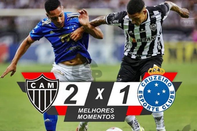 Gols de Atlético-MG 2 x 1 Cruzeiro pelo Campeonato Mineiro neste domingo 06