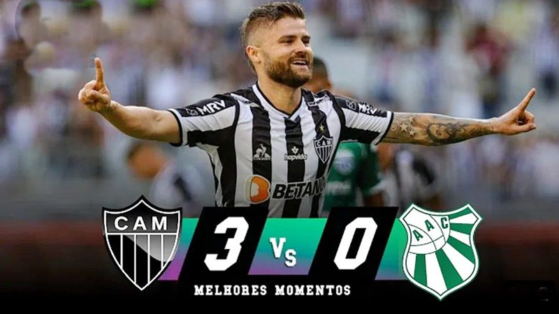 Gols de Atlético-MG e Caldense: Galo vence por 3 x 0 e assegura liderança na primeira fase do Mineiro