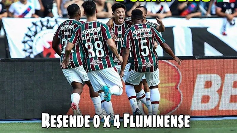 Gols de Fluminense e Resende: Fluzão vence de goleada por 4 x 0 e conquista a Taça Guanabara