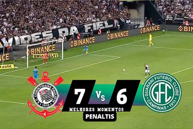 Gols e cobrança dos pênaltis de Corinthians 1 x 1 Guarani pelo Campeonato Paulista