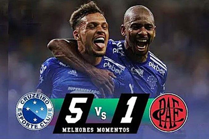 Gols e melhores momentos da partida Cruzeiro 5 x 1 Pouso Alegre neste domingo pelo Campeonato Mineiro