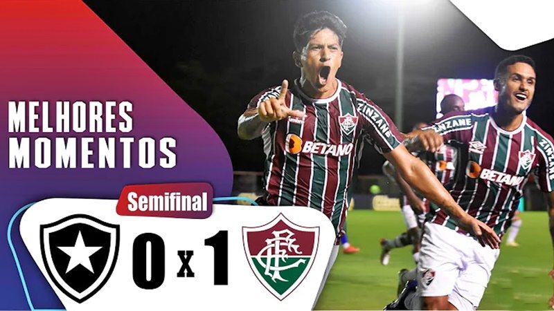 Melhores momentos e gol de Botafogo 0 x 1 Fluminense na semifinal do Carioca