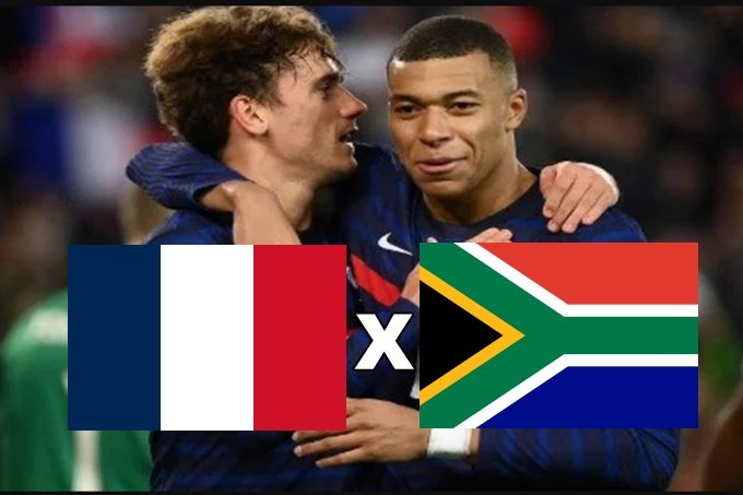 Onde assistir França x África do Sul ao vivo amistoso internacional