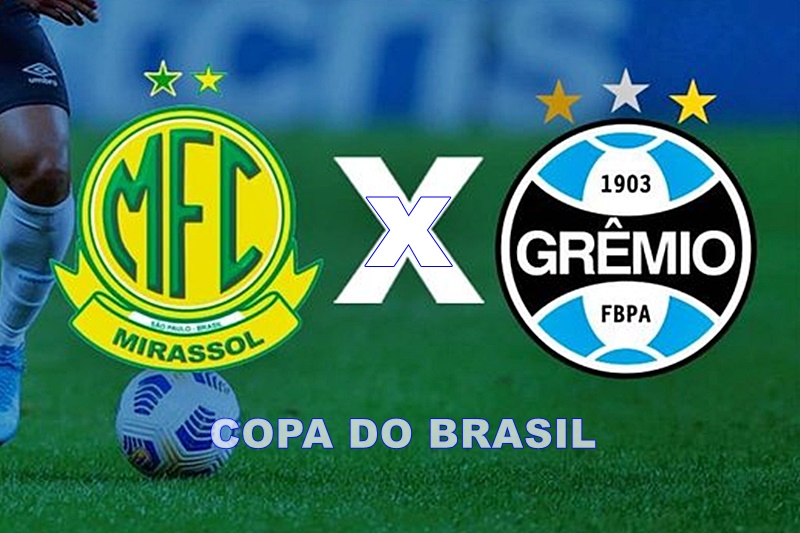 Onde assistir Mirassol e Grêmio ao vivo pela Copa do Brasil