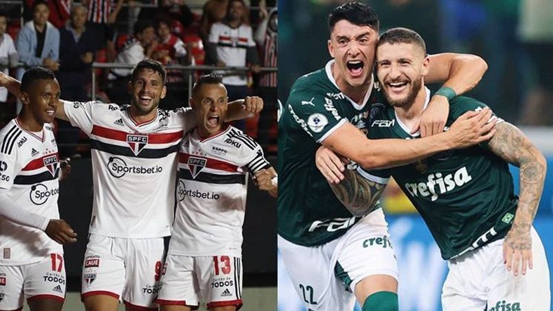 Transmissão de Palmeiras e São Paulo ao vivo
