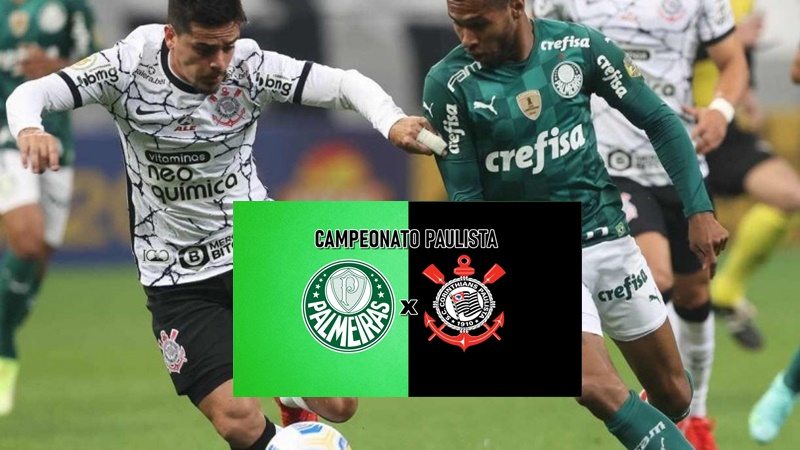 Veja onde vai passar o jogo Palmeiras e Corinthians ao vivo