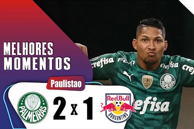 Veja os melhores momentos e gols de Palmeiras 2 x 1 Bragantino pelo Campeonato Paulista