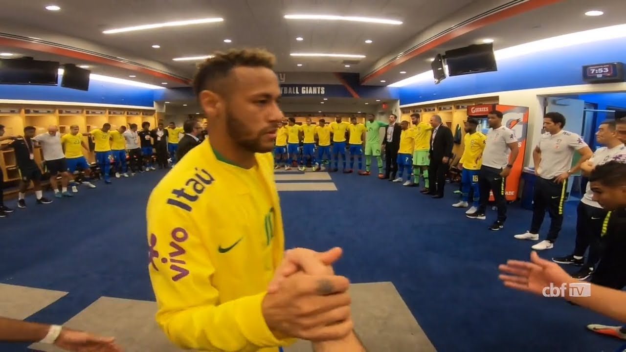 Bastidores Seleção Brasileira Neymar