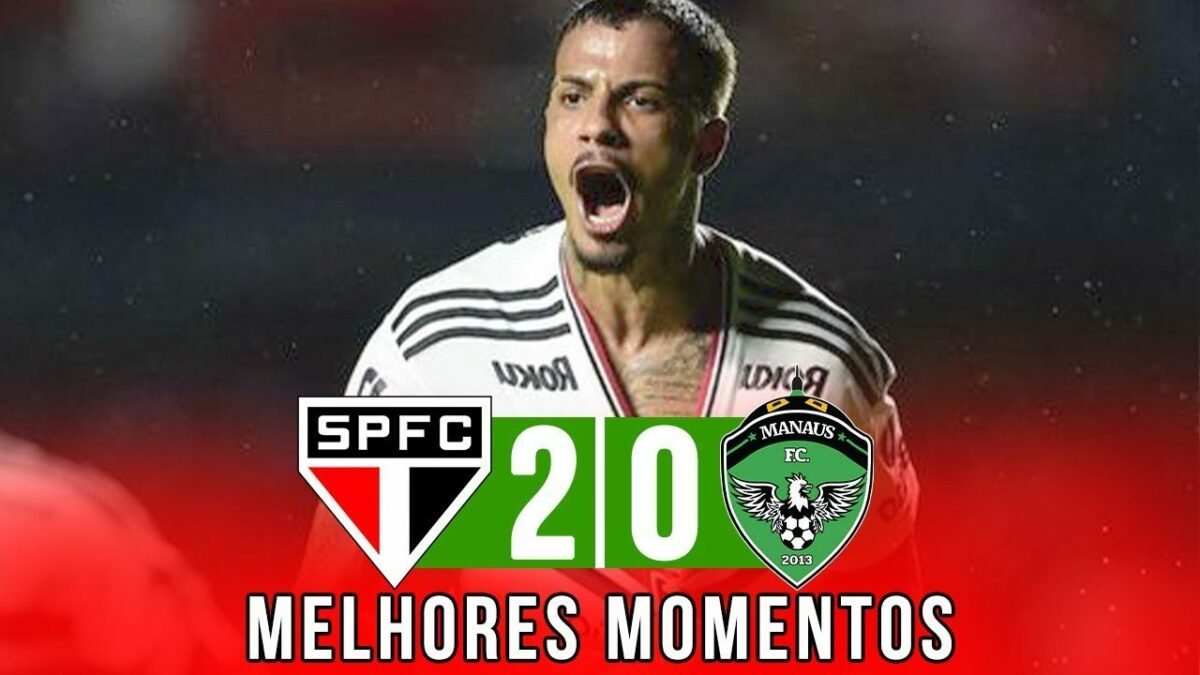 Gols de São Paulo x Manaus: Tricolor vence por 2 x 0 e avança na Copa do Brasil
