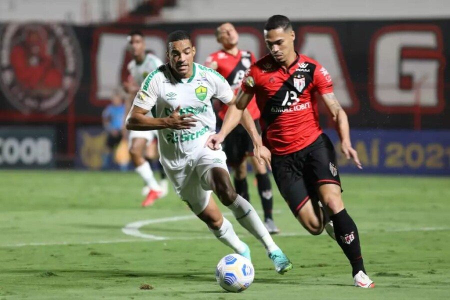 Cuiabá e Atlético-GO pela 4ª rodada do Campeonato Brasileiro. (Foto: Reprodução)