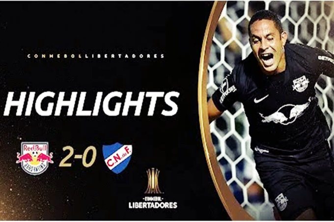 Confira os gols de RB Bragatino 2 e 0 Nacional do Uruguai pela Libertadores