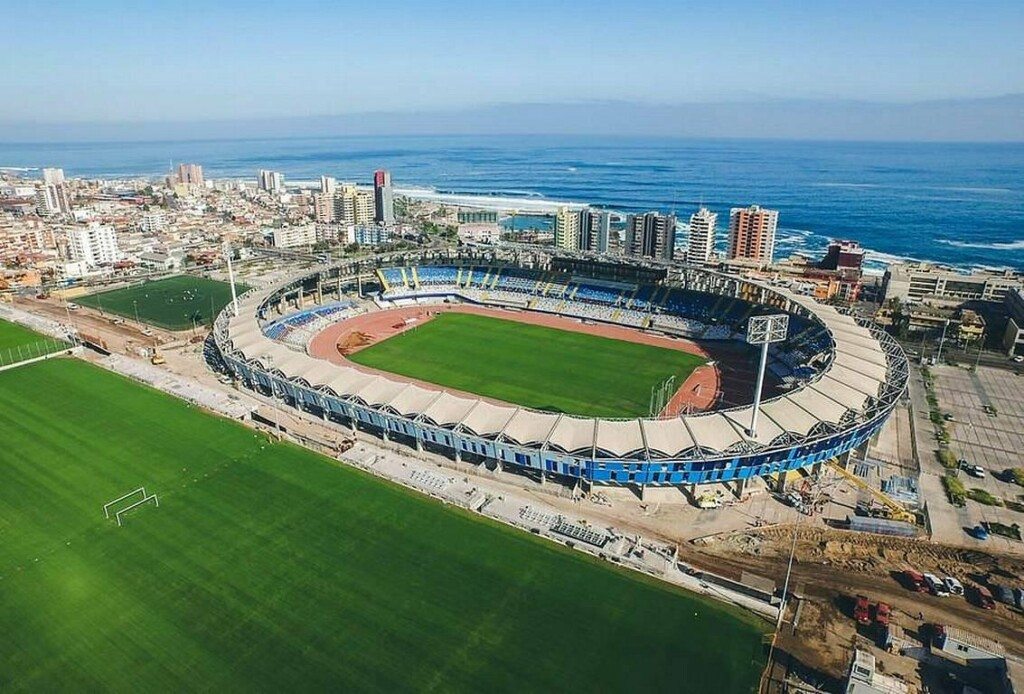 Estádio Regional Calvo palco da partida entre Atlético-GO x Antofagasta