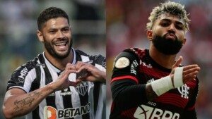 Gabigol polemiza e Hulk responde de forma inesperada sobre lance em jogo do Atlético-MG