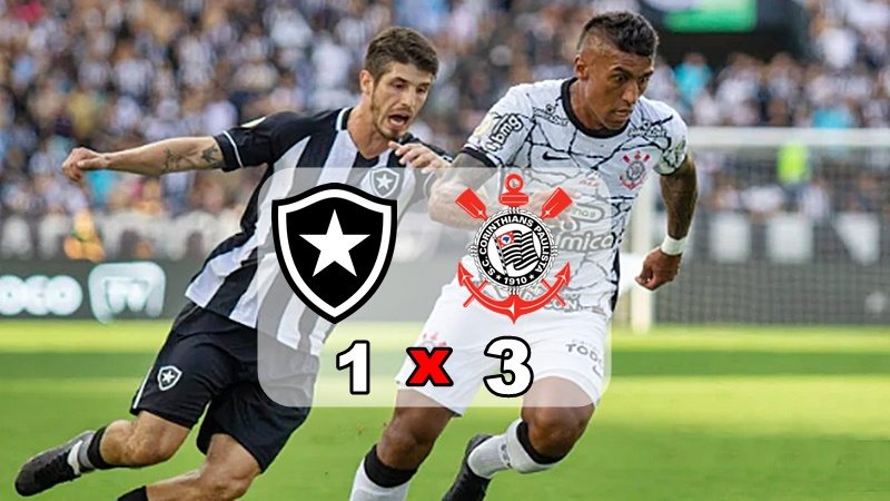 Gols de Botafogo x Corinthians: Timão vence por 3 x 1 na estreia do Brasileirão no Rio