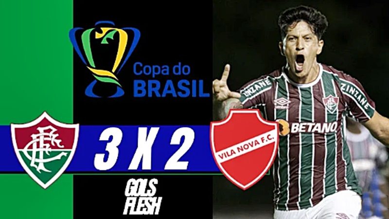 Gols de Fluminense x Vila Nova: Flu sai atrás mas vira com histórico de Fred no final 3 x 2