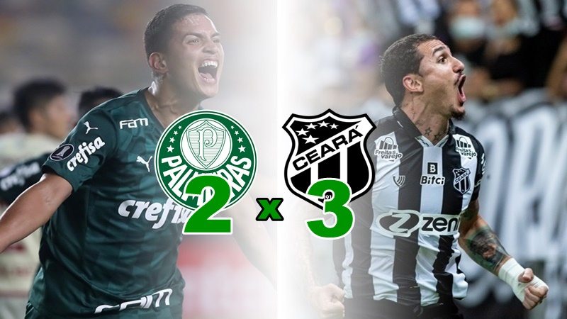 Gols de Palmeiras x Ceará: Verdão estreia perdendo por 3 x 2 para o Vozão