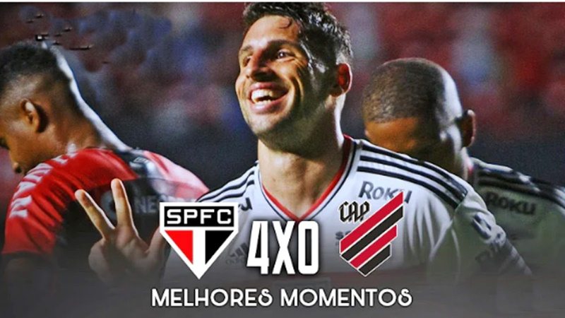 Gols de São Paulo e Athletico-PR: vitória Tricolor com goleada de 4 a 0 sobre o Paranaense
