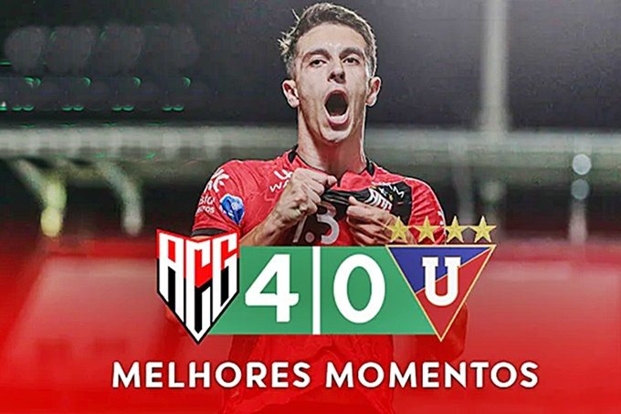 Melhores momentos e gols de Atlético-Go 4 e 0 LDU pela Copa Sul-Americana